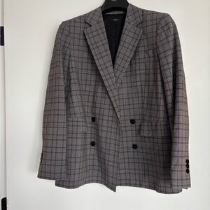 Theory Grey Plaid Blazer - Women’s Size 10
